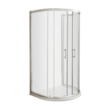 Hudson Reed Pacific 1050mm D Shape Enclosure Contemp Chrome Aluminium 1850x1050x925mm - JJ Building Materials