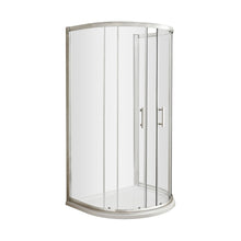 Hudson Reed Pacific 1050mm D Shape Enclosure Contemp Chrome Aluminium 1850x1050x925mm - JJ Building Materials