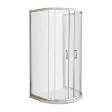 Hudson Reed Pacific 1050mm D Shape Enclosure Contemp Chrome Aluminium,metal 1850x1050x925mm - JJ Building Materials