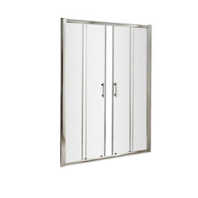 Hudson Reed Pacific 1700mm Double Sliding Door Contemp Chrome Aluminium,metal 1850x1690x44mm - AQSLD17 - JJ Building Materials