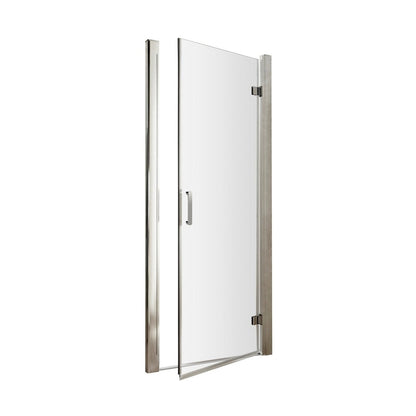Hudson Reed Pacific 700mm Hinged Door Contemp Chrome Aluminium,metal 1850x690x44mm - AQHD70H3 - JJ Building Materials