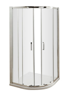 Hudson Reed Pacific 800mm Quadrant Contemp Chrome Aluminium,metal 1850x780x780mm - AQU8H3 - JJ Building Materials