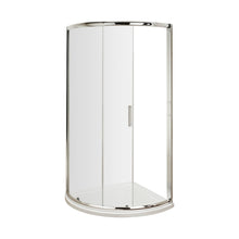 Hudson Reed Pacific 860mm Single Entry Quadrant Contemp Chrome Aluminium,metal 1850x910x910mm - AQSE1 - JJ Building Materials