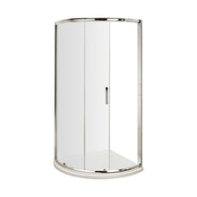 Hudson Reed Pacific 860mm Single Entry Quadrant Contemp Chrome Aluminium,metal 1850x910x910mm - AQSE1H3 - JJ Building Materials
