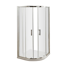 Hudson Reed Pacific 900mm Quadrant Contemp Chrome Aluminium,metal 1850x880x880mm - AQU9 - JJ Building Materials
