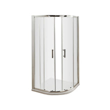 Hudson Reed Pacific 900mm Quadrant Contemp Chrome Aluminium,metal 1850x880x880mm - AQU9 - JJ Building Materials