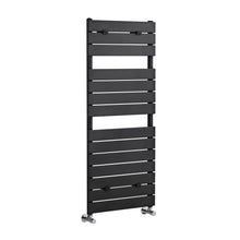 Hudson Reed Piazza Heated Towel Rail Contemp Anthracite Steel 1213x500x100mm - JJ Building Materials