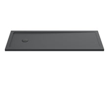 Hudson Reed Rectangular Trays Bath Replacement Shower Tray 1700 X 700mm Contemp Grey Slate Acrylic Capped Abs Caco3 And Pu - JJ Building Materials