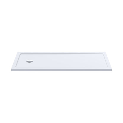 Hudson Reed Rectangular Trays Bath Replacement Shower Tray 1700 X 700mm Contemp White Acrylic Capped Abs Caco3 And Pu - JJ Building Materials