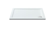 Hudson Reed Rectangular Trays Rectangular Shower Tray 1000 X 700mm Contemp White Acrylic Capped Abs Caco3 And Pu - JJ Building Materials