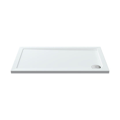 Hudson Reed Rectangular Trays Rectangular Shower Tray 1200 X 700mm Contemp White Acrylic Capped Abs Caco3 And Pu - JJ Building Materials