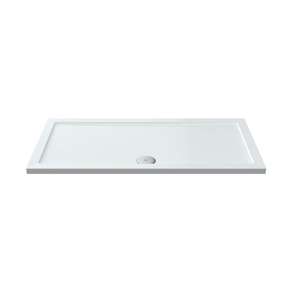 Hudson Reed Rectangular Trays Rectangular Shower Tray 1400 X 700mm Contemp White Acrylic Capped Abs Caco3 And Pu - JJ Building Materials