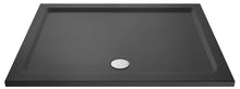 Hudson Reed Rectangular Trays Rectangular Shower Tray 1400 X 760mm Contemp Grey Slate Acrylic Capped Abs Caco3 And Pu - JJ Building Materials