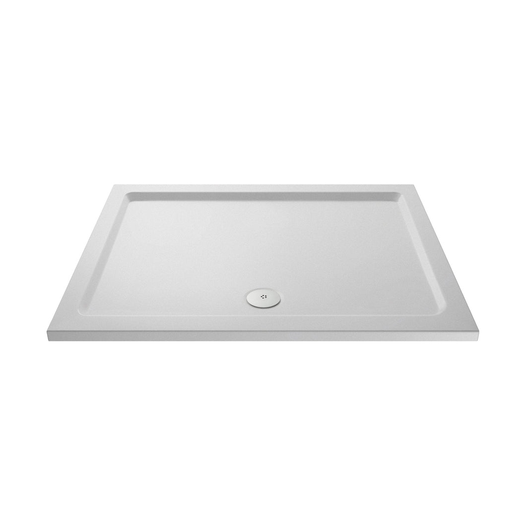 Hudson Reed Rectangular Trays Slip Resistant Rectangular Shower Tray 1500 X 760mm Contemp European White Acrylic Capped Abs Caco3 And Pu - JJ Building Materials