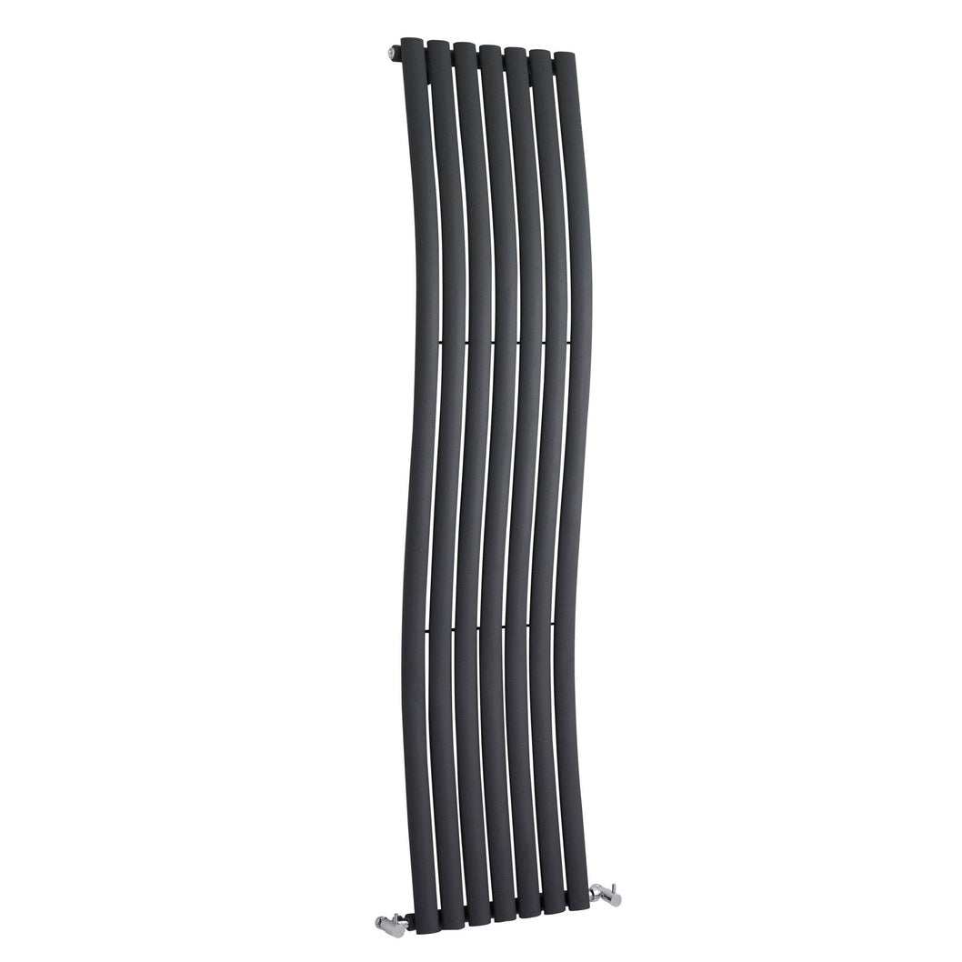 Hudson Reed Revive Designer Radiator Contemp Anthracite Steel 1785x413x90mm - JJ Building Materials