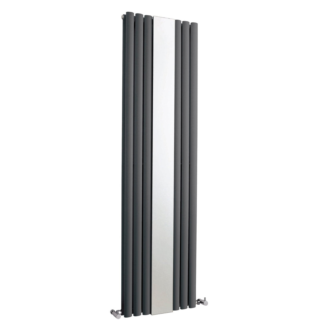 Hudson Reed Revive Double Panel Designer Radiator Contemp Anthracite Steel 1800x499x78mm - JJ Building Materials