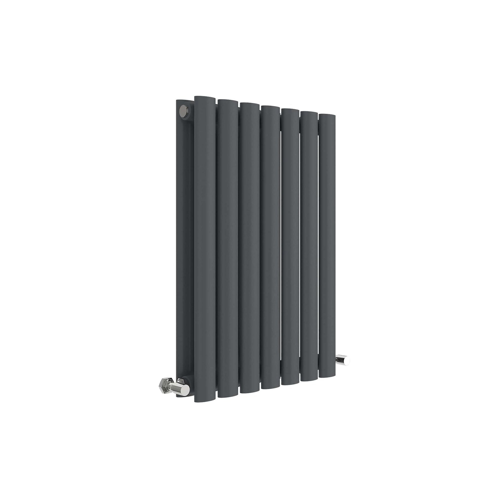 Hudson Reed Revive Horizontal Double Panel Radiator 600 X 412 Contemp Anthracite Steel 600x412x78mm - JJ Building Materials