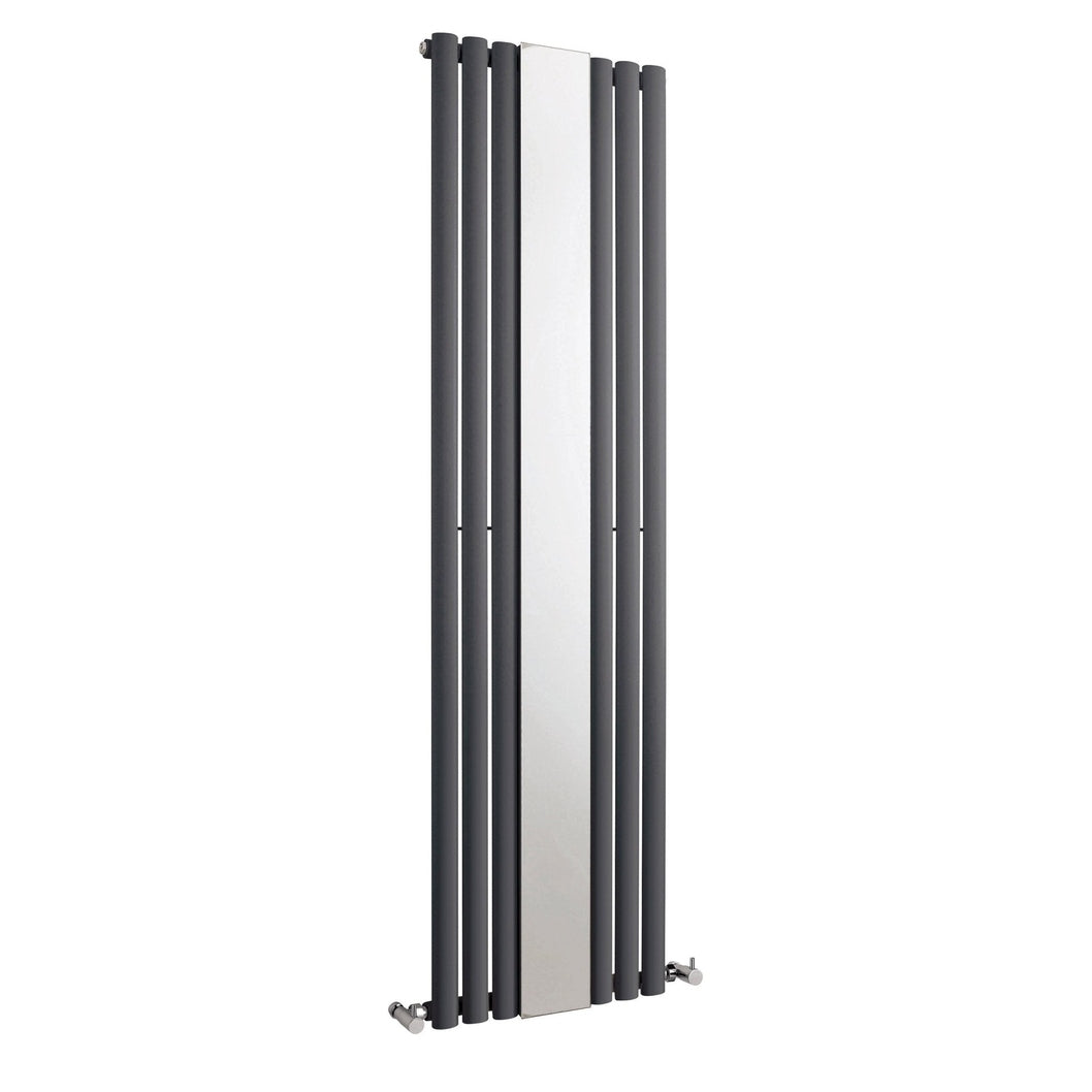Hudson Reed Revive Single Panel Designer Radiator Contemp Anthracite Steel 1800x499x55mm - JJ Building Materials