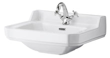 Hudson Reed Richmond 500mm Basin (1 Tap Hole) Trad White Vitreous China 223x500x350mm - JJ Building Materials