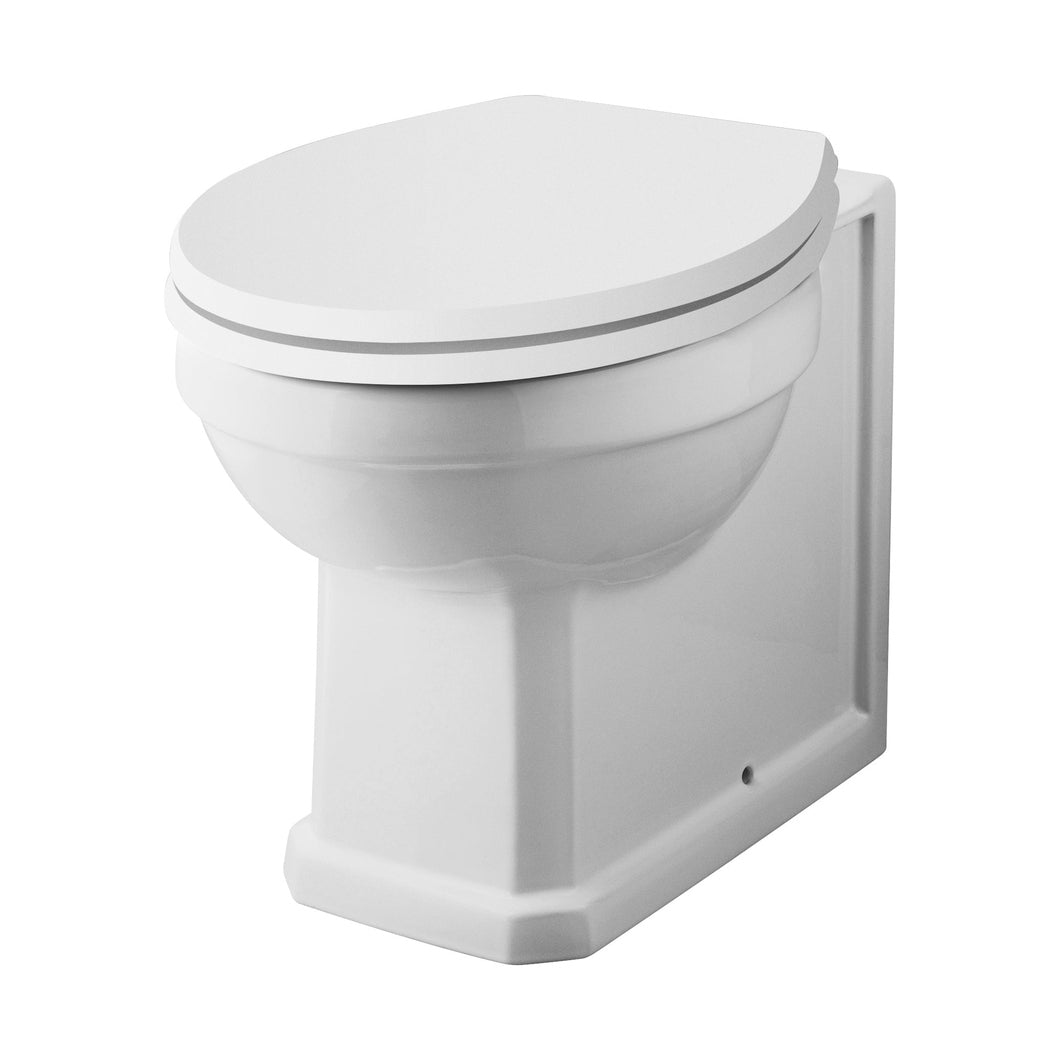 Hudson Reed Richmond Back To Wall Pan Trad White Vitreous China 420x360x520mm - JJ Building Materials