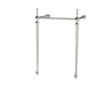 Hudson Reed Richmond Basin Stand Trad Chrome Stainless Steel 750x493x442mm - JJ Building Materials