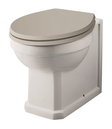 Hudson Reed Richmond Comfort Height Btw Pan Trad Gloss White Vitreous China 480x370x515mm - JJ Building Materials