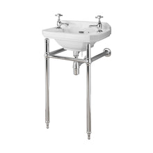 Hudson Reed Richmond Washstand Trad Chrome Stainless Steel 745x515x390mm - JJ Building Materials