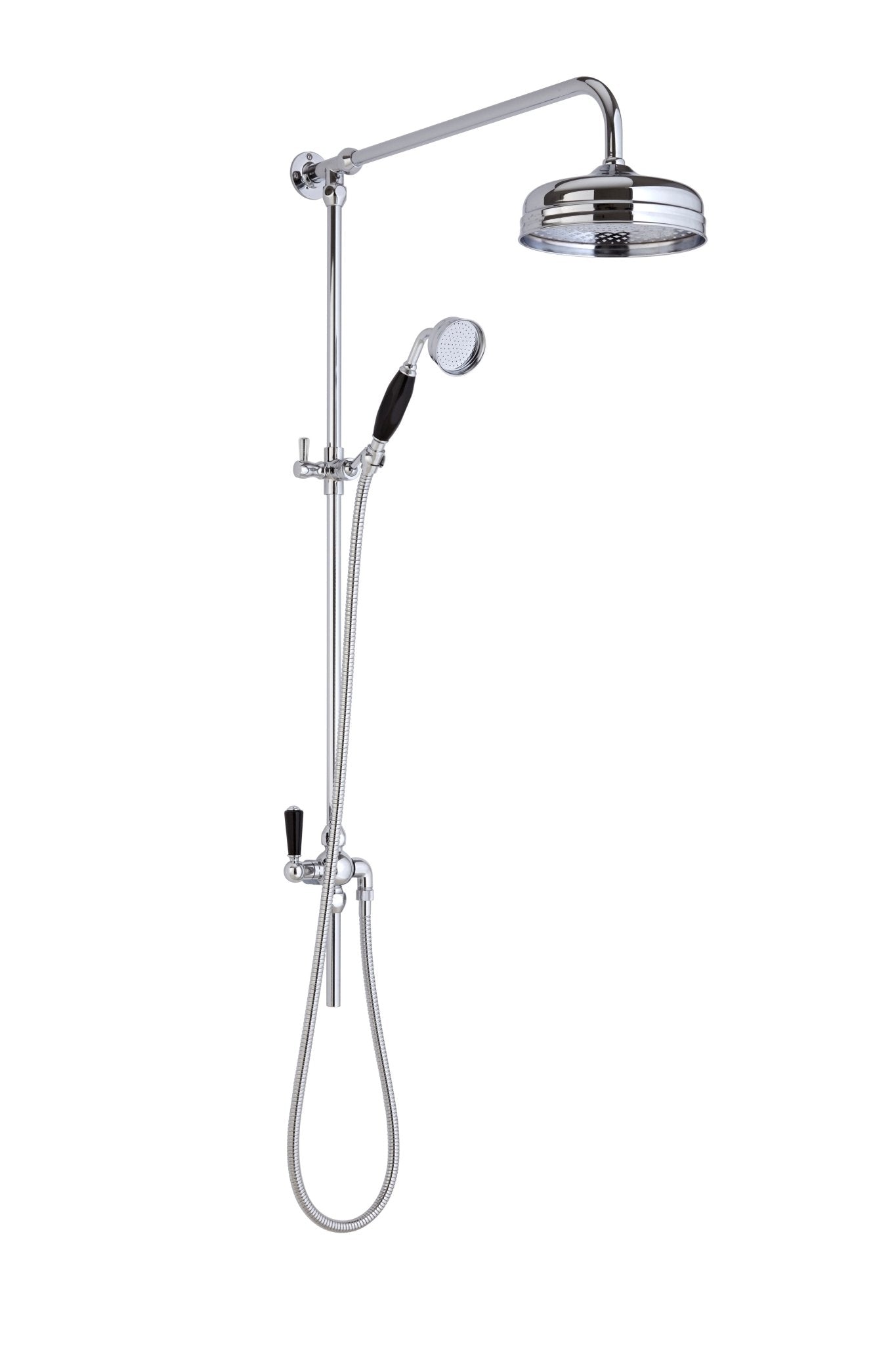 Hudson Reed Rigid Riser Kits Rigid Riser Kit Trad Chrome Brass Abs 1300x200x507mm - JJ Building Materials