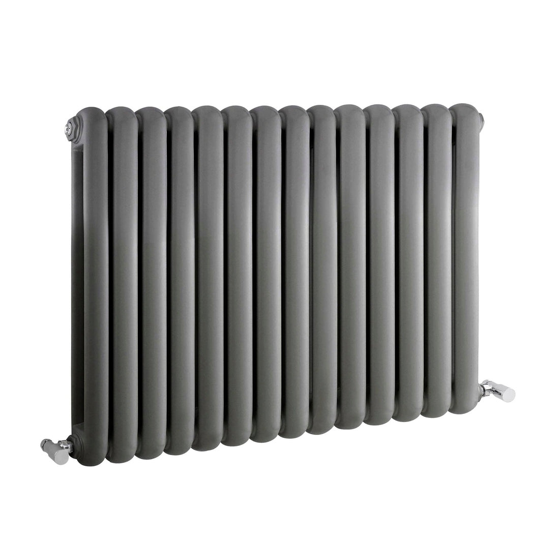 Hudson Reed Salvia Designer Radiator Contemp Anthracite Steel 635x863x80mm - JJ Building Materials