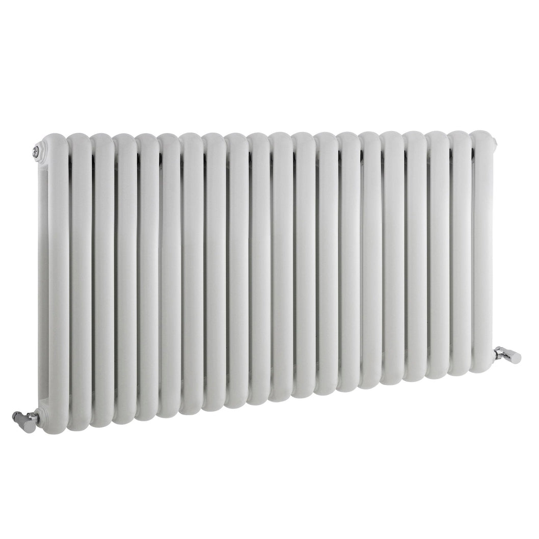 Hudson Reed Salvia Designer Radiator Contemp White Steel 635x1223x80mm - JJ Building Materials