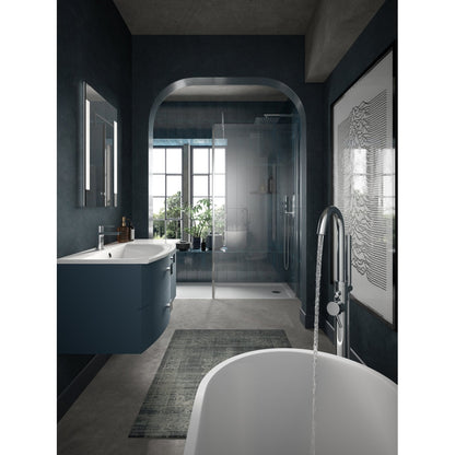 Hudson Reed Sarenna 500mm Wc Unit Contemp Mineral Blue MFC Smooth Matt 800x550x200mm - JJ Building Materials