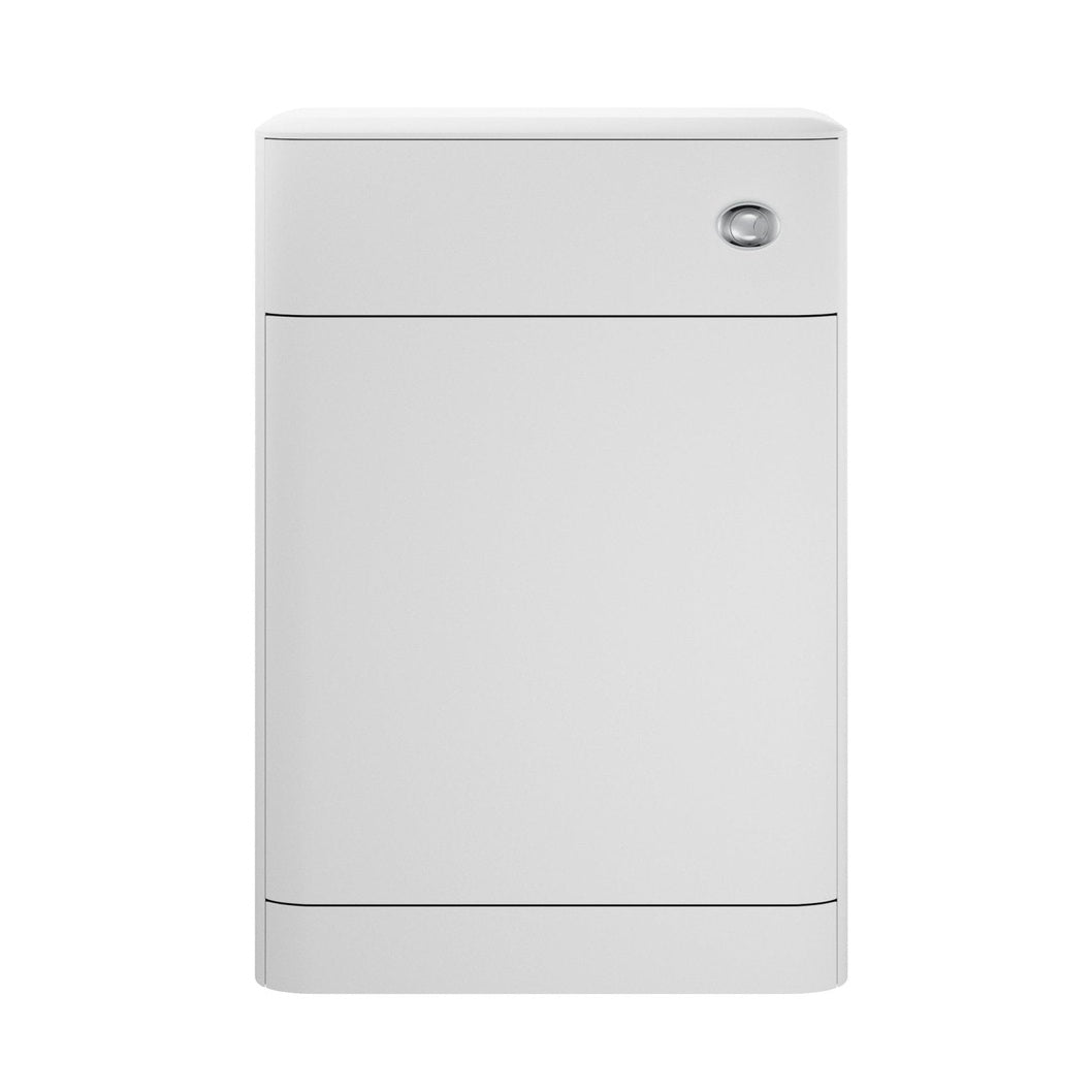 Hudson Reed Sarenna 500mm Wc Unit Contemp Moon White MFC Smooth Matt 800x550x200mm - JJ Building Materials