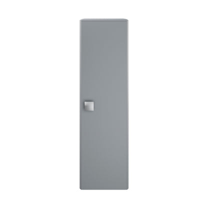 Hudson Reed Sarenna Tall Wall Hung Unit Contemp Dove Grey MFC Smooth Matt 1200x350x250mm - JJ Building Materials