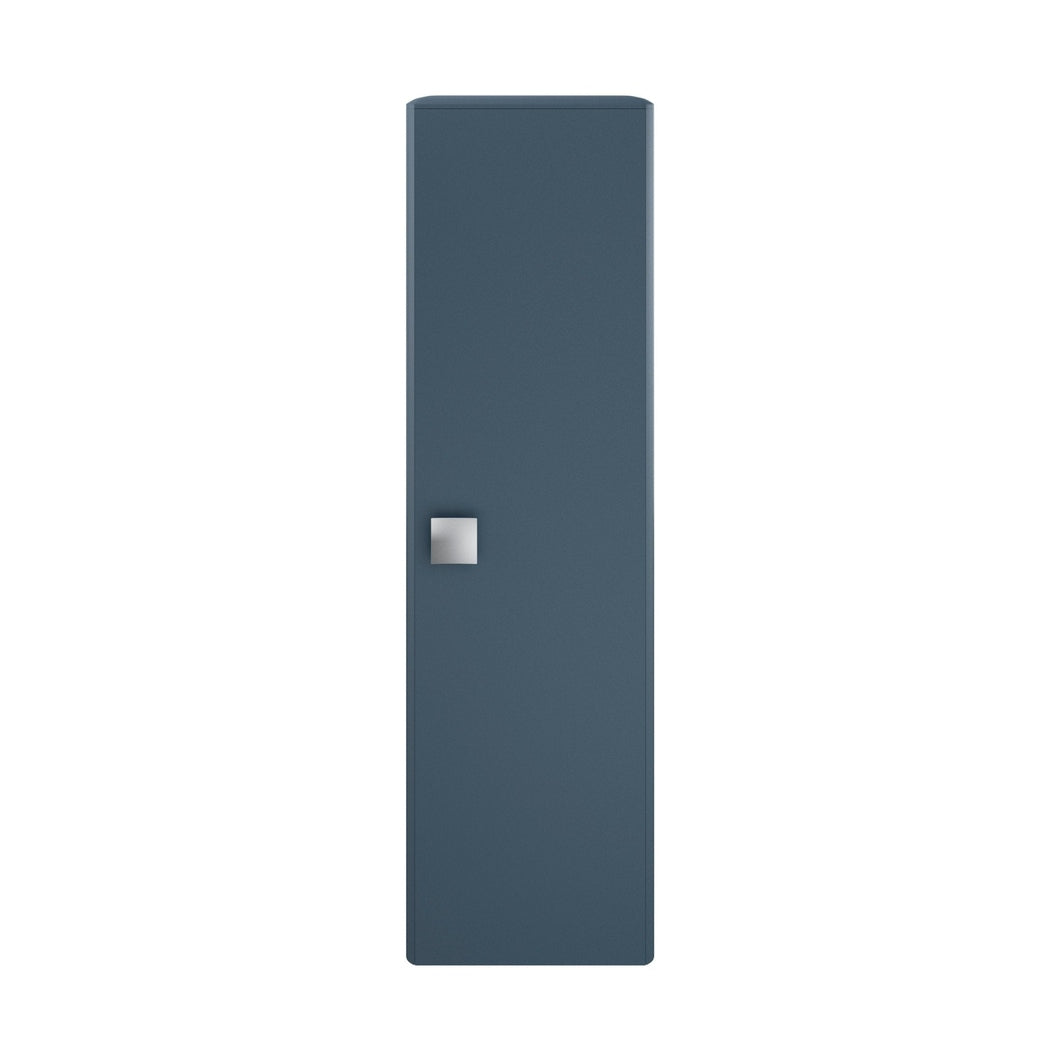 Hudson Reed Sarenna Tall Wall Hung Unit Contemp Mineral Blue MFC Smooth Matt 1200x350x250mm - JJ Building Materials