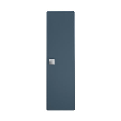 Hudson Reed Sarenna Tall Wall Hung Unit Contemp Mineral Blue MFC Smooth Matt 1200x350x250mm - JJ Building Materials