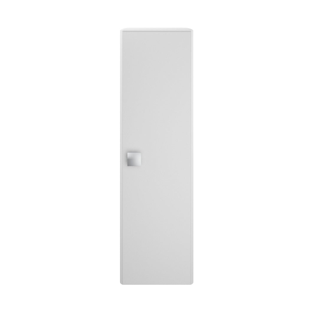 Hudson Reed Sarenna Tall Wall Hung Unit Contemp Moon White MFC Smooth Matt 1200x350x250mm - JJ Building Materials
