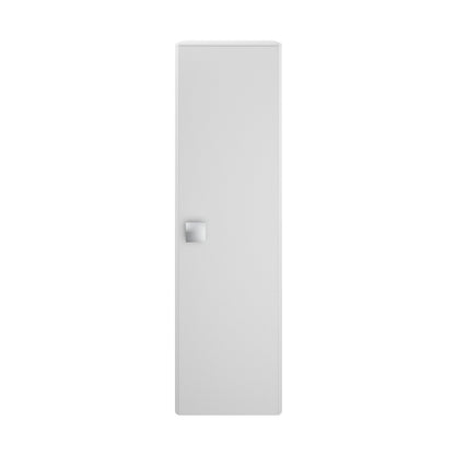 Hudson Reed Sarenna Tall Wall Hung Unit Contemp Moon White MFC Smooth Matt 1200x350x250mm - JJ Building Materials