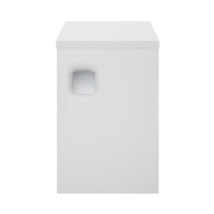 Hudson Reed Sarenna Wall Hung Cupboard Contemp Moon White MFC Smooth Matt 448x305x440mm - JJ Building Materials