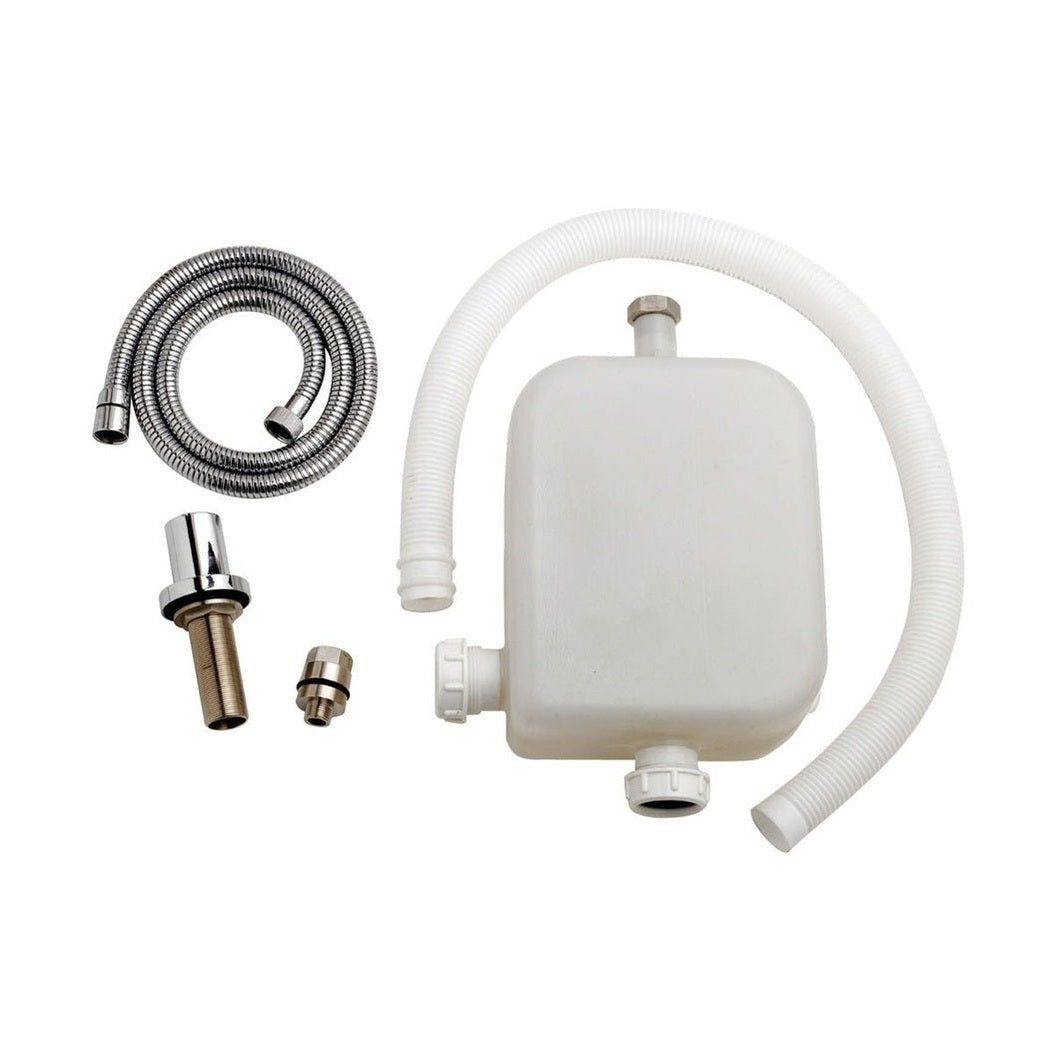 Hudson Reed Shower Accessories Deck Shower Kit Contemp Chrome Plastic 90x220x335mm - JJ Building Materials