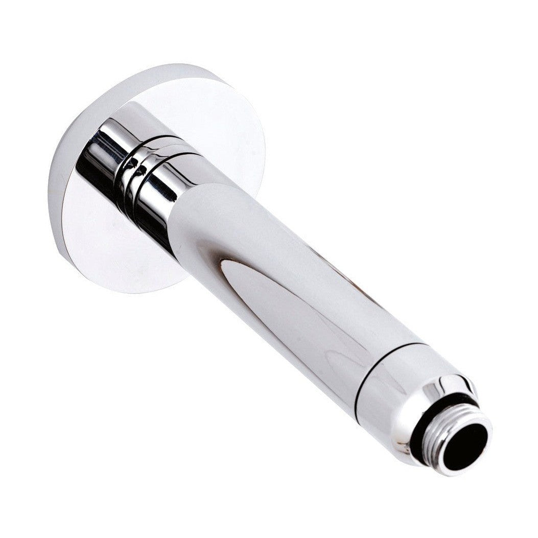 Hudson Reed Shower Arms Ceiling-mounted Arm Contemp Chrome Brass 75x75x165mm - JJ Building Materials