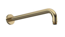 Hudson Reed Shower Arms Wall - mounted Arm Contemp Brushed Brass Brass 104x62x400mm - JJ Building Materials