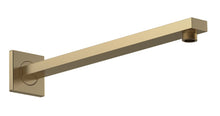 Hudson Reed Shower Arms Wall - mounted Arm Contemp Brushed Brass Brass 62x62x410mm - JJ Building Materials