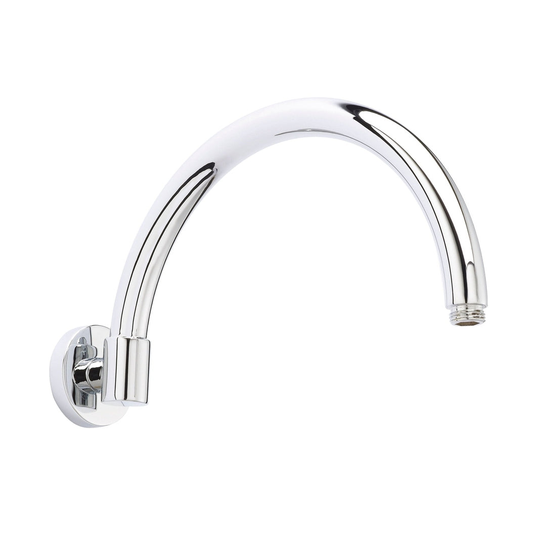 Hudson Reed Shower Arms Wall-mounted Arm Trad Chrome Brass 180x60x343mm - JJ Building Materials