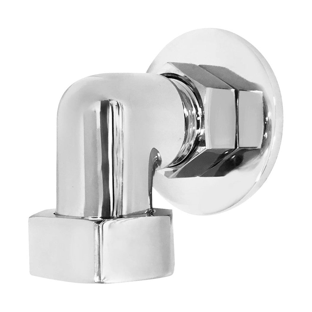 Hudson Reed Shower Parts Back To Wall Shower Elbow Trad Chrome Brass 45x30x49.5mm - JJ Building Materials
