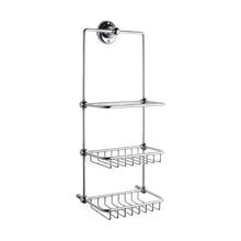 Hudson Reed Shower Parts Shower Tidy Trad Chrome Brass 120x175x410mm - JJ Building Materials