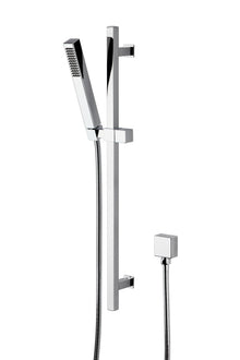 Hudson Reed Shower Slide Rail Kits Kubix Slide Rail Kit Contemp Chrome Brass 685x118x74mm - JJ Building Materials