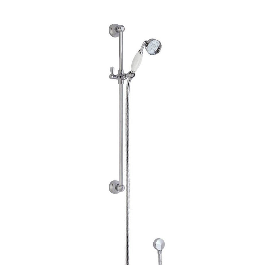 Hudson Reed Shower Slide Rail Kits Slider Rail Kit Trad Chrome Brass Abs 750x70x150mm - A3211 - JJ Building Materials