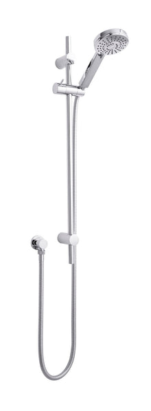 Hudson Reed Shower Slide Rail Kits Water Saving Slide Rail Kit Contemp Chrome Brass Abs - JJ Building Materials