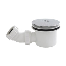 Hudson Reed Shower Tray Wastes Fast Flow Shower Waste Contemp Chrome Polypropylene 99x116x116mm - JJ Building Materials