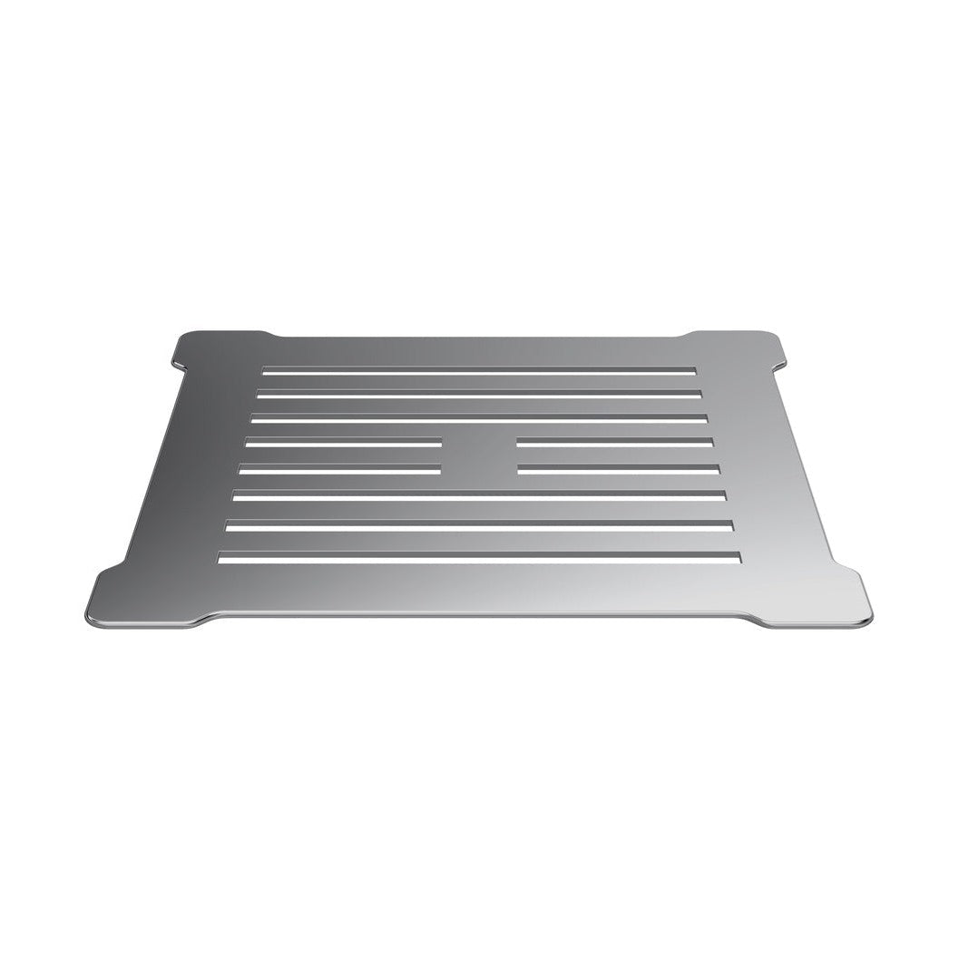 Hudson Reed Shower Tray Wastes Square Shower Waste With Chrome Top Contemp Black Chrome Stainless Steel 86x144x144mm - JJ Building Materials